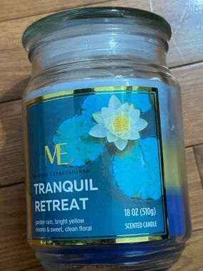 NWT Modern Expressions Home Transquil Candle